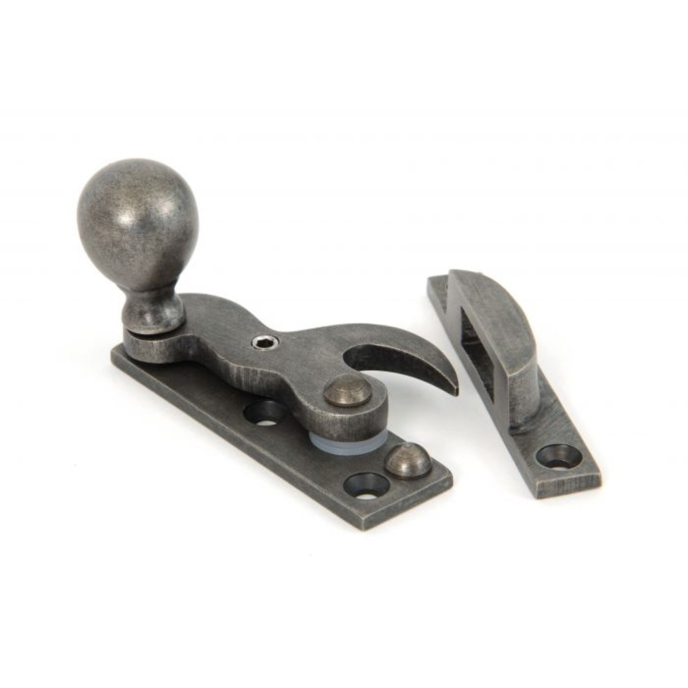 From the Anvil Sash Hook Fastener - Antique Pewter